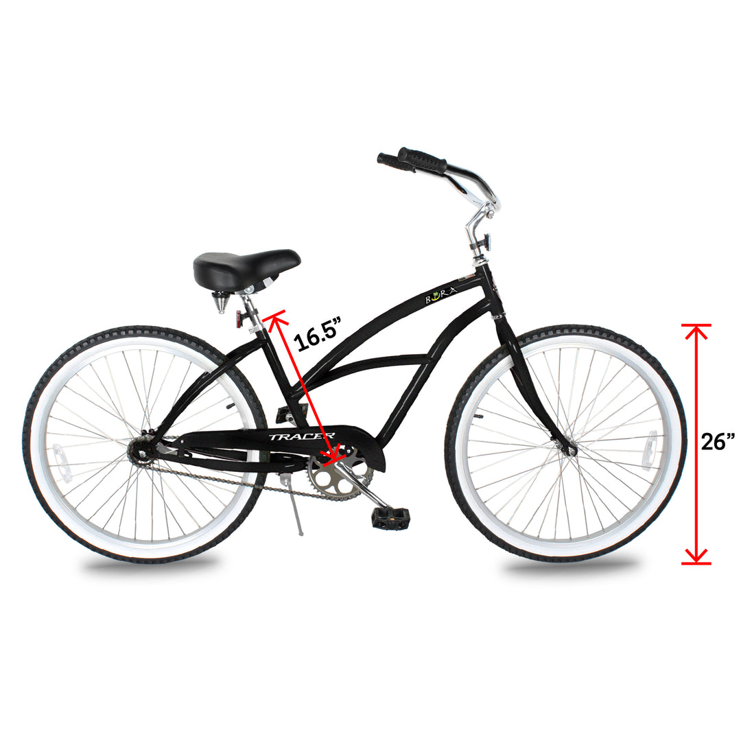 Tracer BORA 26" Beach Cruiser Bikes Single Speed