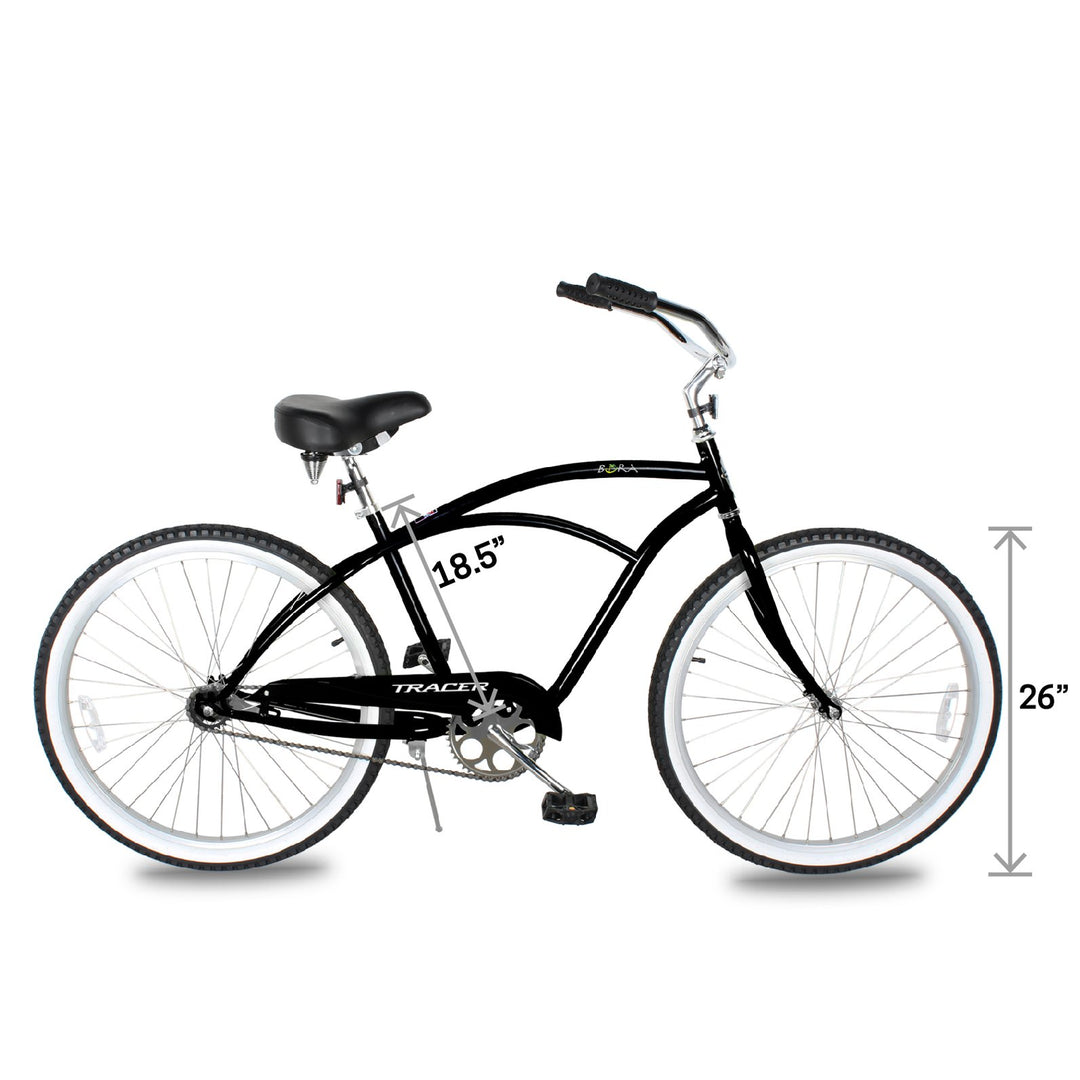 Tracer BORA 26" Beach Cruiser Bikes Single Speed