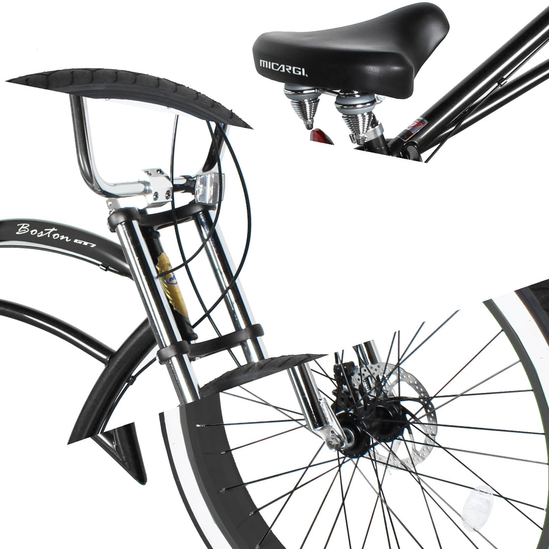 Micargi Boston GT7 Stretch Cruiser Bicycle