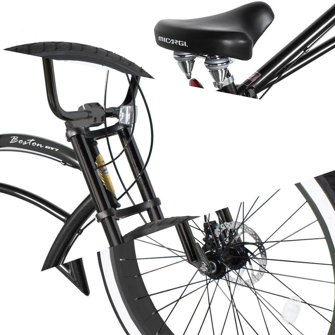 Micargi Boston GT7 Stretch Cruiser Bicycle