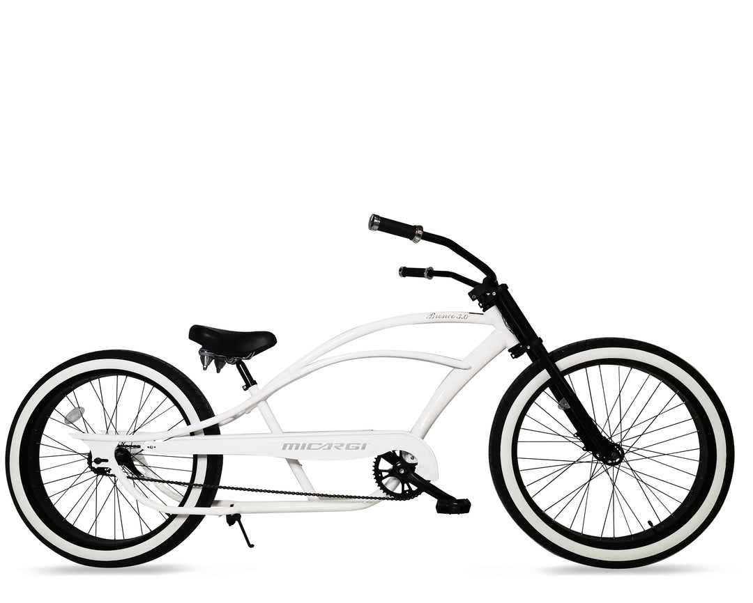 Micargi 26" Bronco 3.0 Single Speed Cruiser Beach Bike