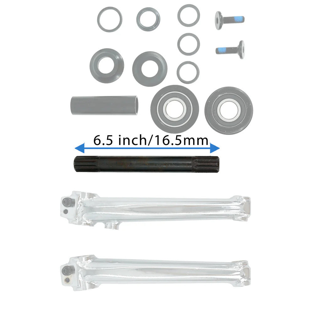 CS-UBX164-ED, Crank Set Steel 170MM USA/BB 8T Black Sale price