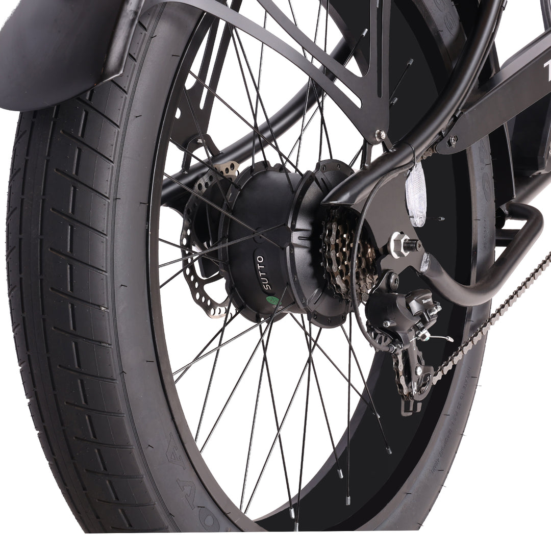26" Chico GT7 750W Stretch Cruiser Ebike
