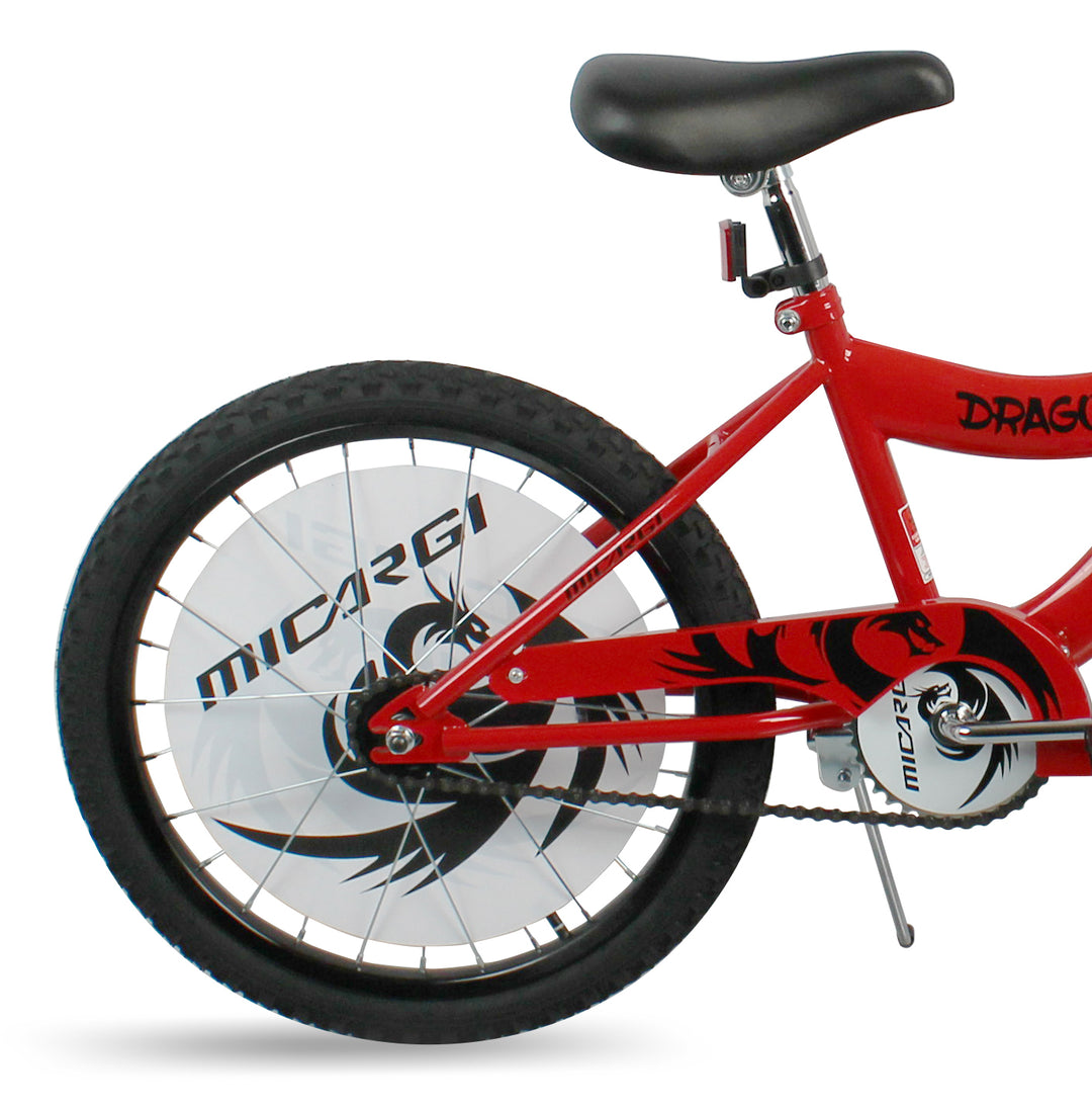 MICARGI Kids BMX Bike With Training Wheels - 16 Inch & 20 Inch Children's Bicycle With Coaster Brake