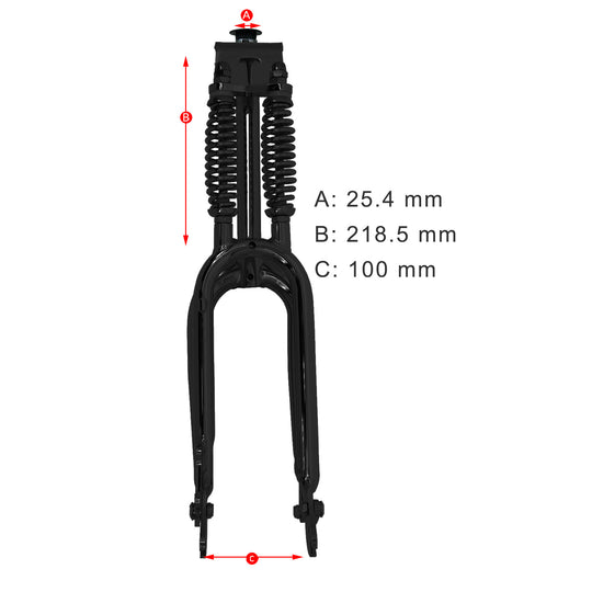FK-DS20218100D 20‘’ Classic Dual Spring Fork for Disc Brake 25.4mm