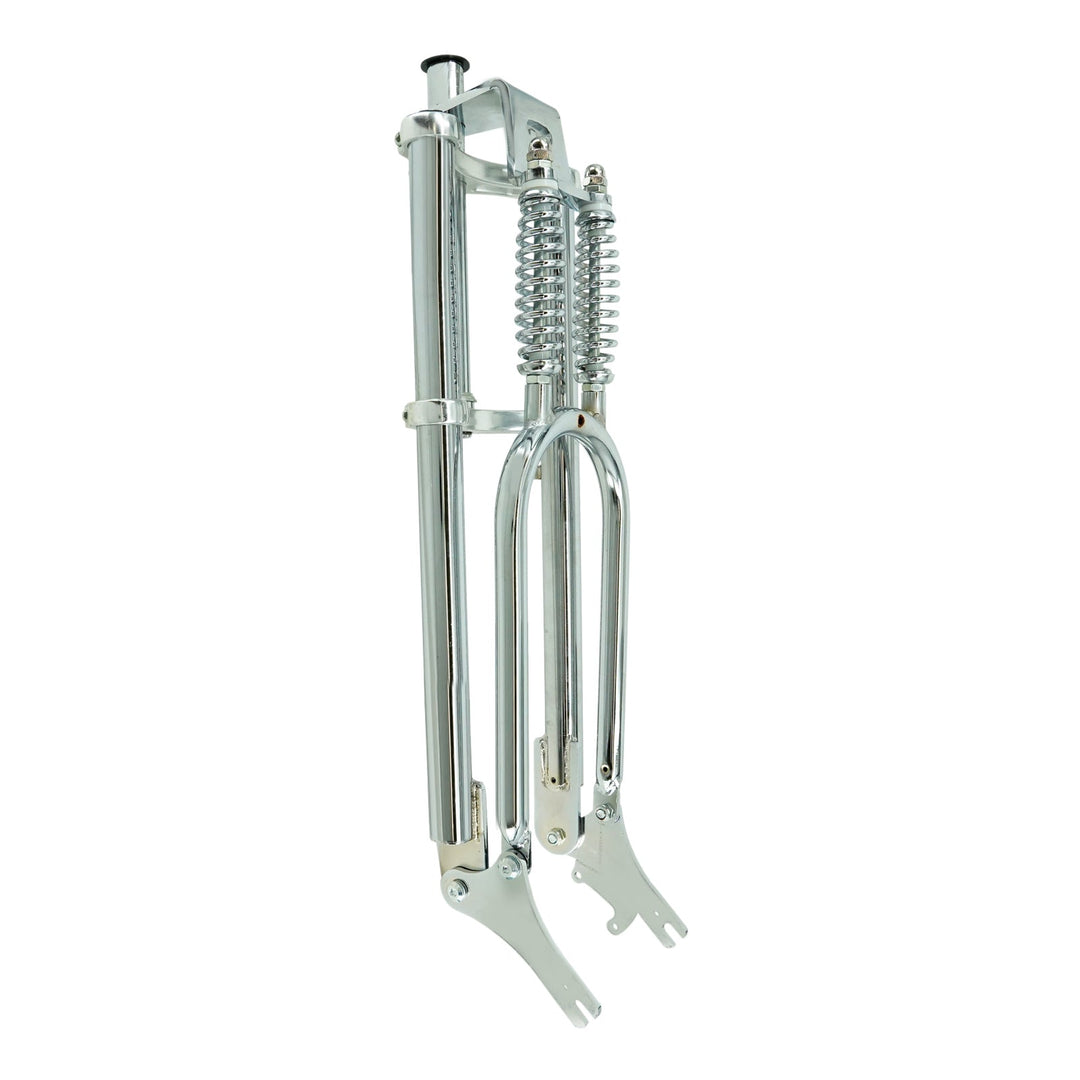 Micargi FK-GT26263145D 26" Classical Triple Tree Dual Springer Fork for Disc Brake 25.4MM(1 inch)