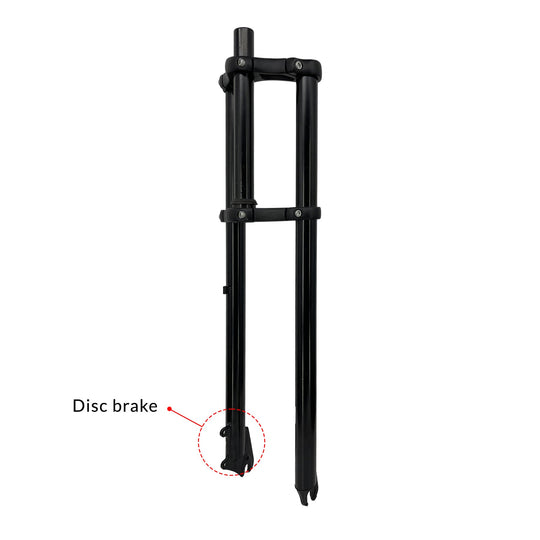 Micargi FK-TP62218135D8 26" Chopper Bicycle Triple Tree Aluminum Crown Disc Brake Fork