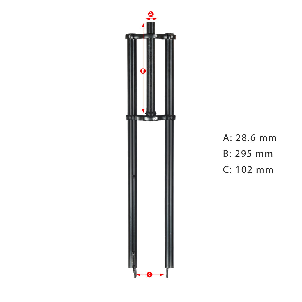 Micargi FK-TP80300102D Triple Tree Fork With Disc Brake Hub Spacing 102MM