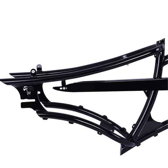 Tracer FM-RAPTOR Ebike Frame 26inch Stretch Chopper for 7 Speed/1 Speed