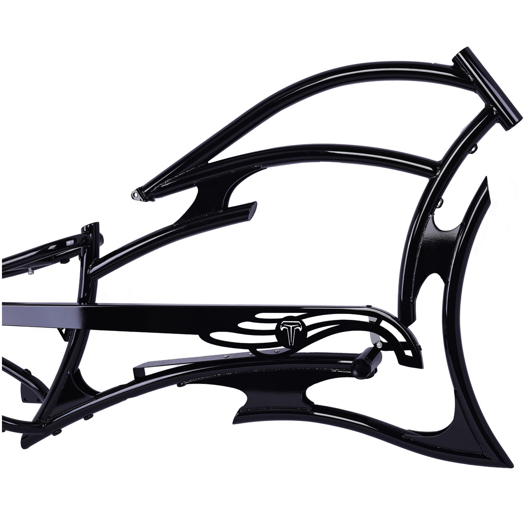 Tracer FM-RAPTOR Ebike Frame 26inch Stretch Chopper for 7 Speed/1 Speed