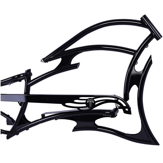 Tracer FM-RAPTOR Ebike Frame 26inch Stretch Chopper for 7 Speed/1 Speed