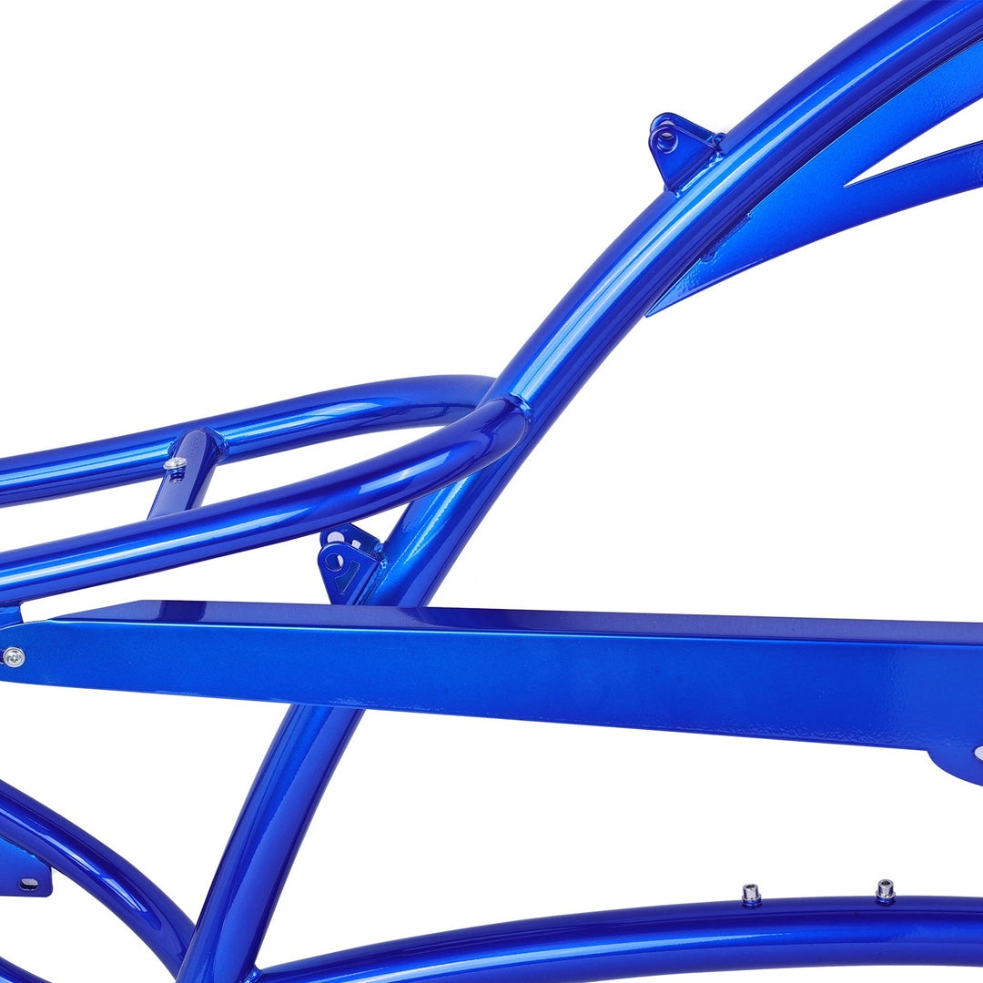 Micargi FM-Scorpion pro dts 26" Single Speed Bicycle Frame with Fenders and Saddle Suspion