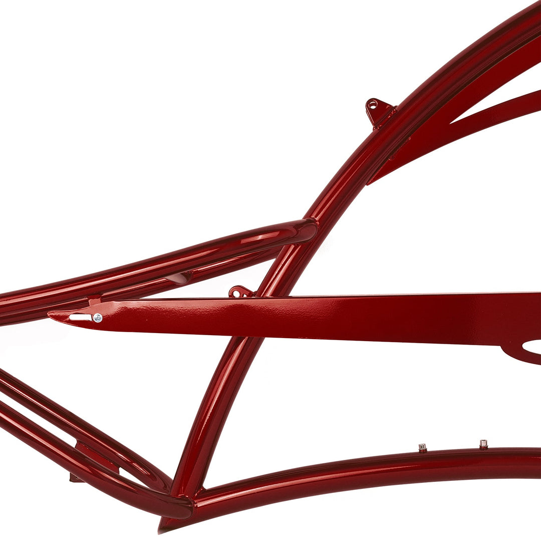 Micargi FM-Scorpion pro dts 26" Single Speed Bicycle Frame with Fenders and Saddle Suspion