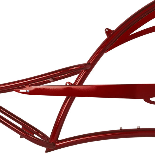 Micargi FM-Scorpion pro dts 26" Single Speed Bicycle Frame with Fenders and Saddle Suspion