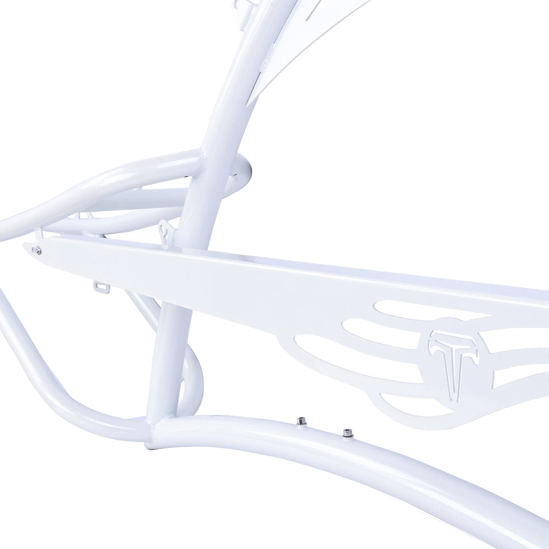 Micargi FM-Scorpion pro dts 26" Single Speed Bicycle Frame with Fenders and Saddle Suspion