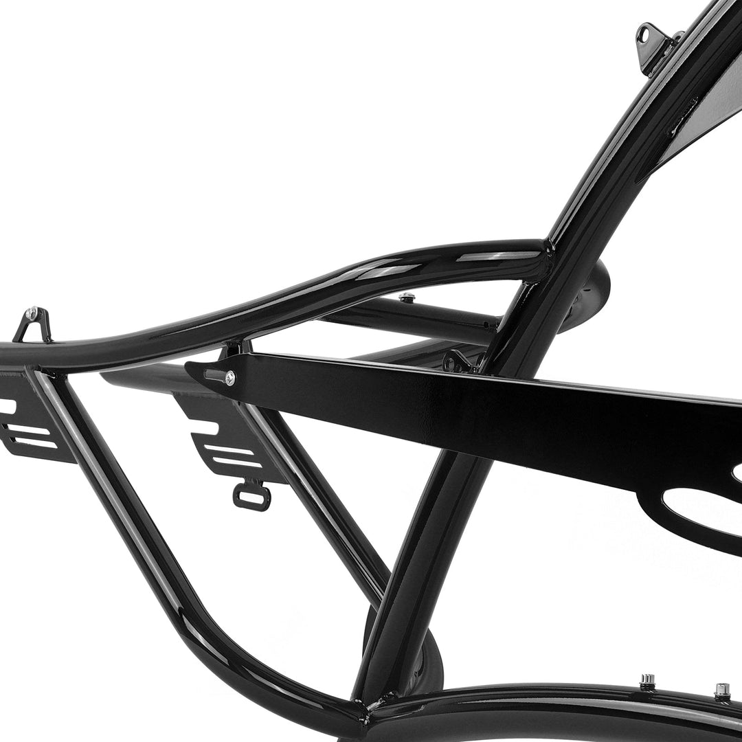Micargi FM-Scorpion pro dts 26" Single Speed Bicycle Frame with Fenders and Saddle Suspion