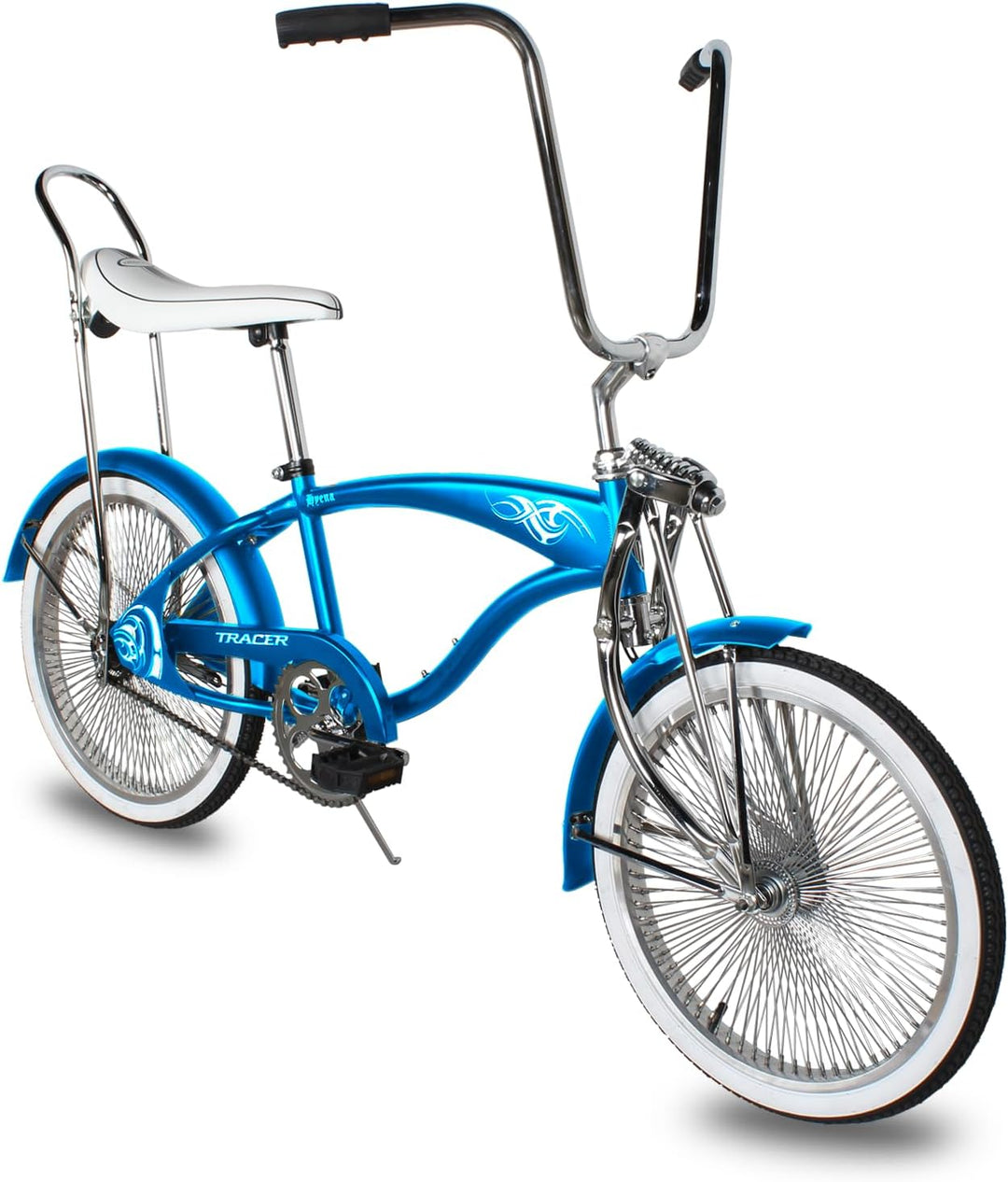 20" Hyena Classic Beach Lowrider Bike w/140H Wheel, Single Speed, w/ Banana Seat