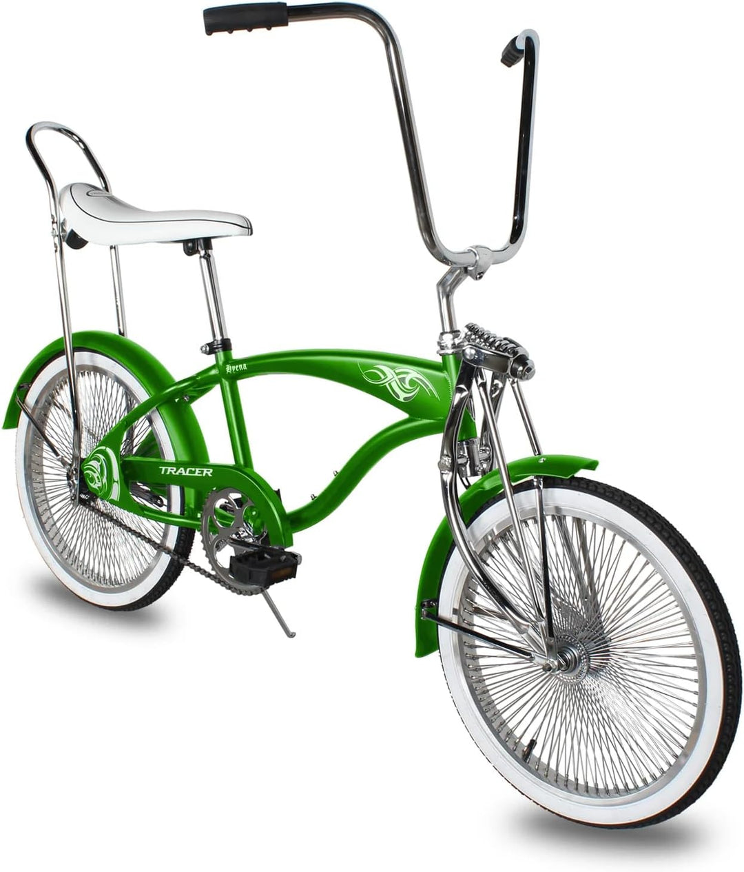 20" Hyena Classic Beach Lowrider Bike w/140H Wheel, Single Speed, w/ Banana Seat