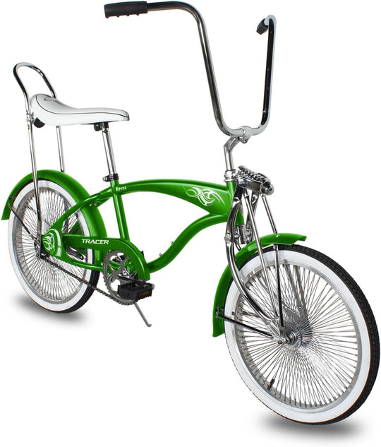 20" Hyena Classic Beach Lowrider Bike w/140H Wheel, Single Speed, w/ Banana Seat
