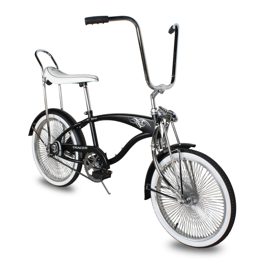 20" Hyena Classic Beach Lowrider Bike w/140H Wheel, Single Speed, w/ Banana Seat