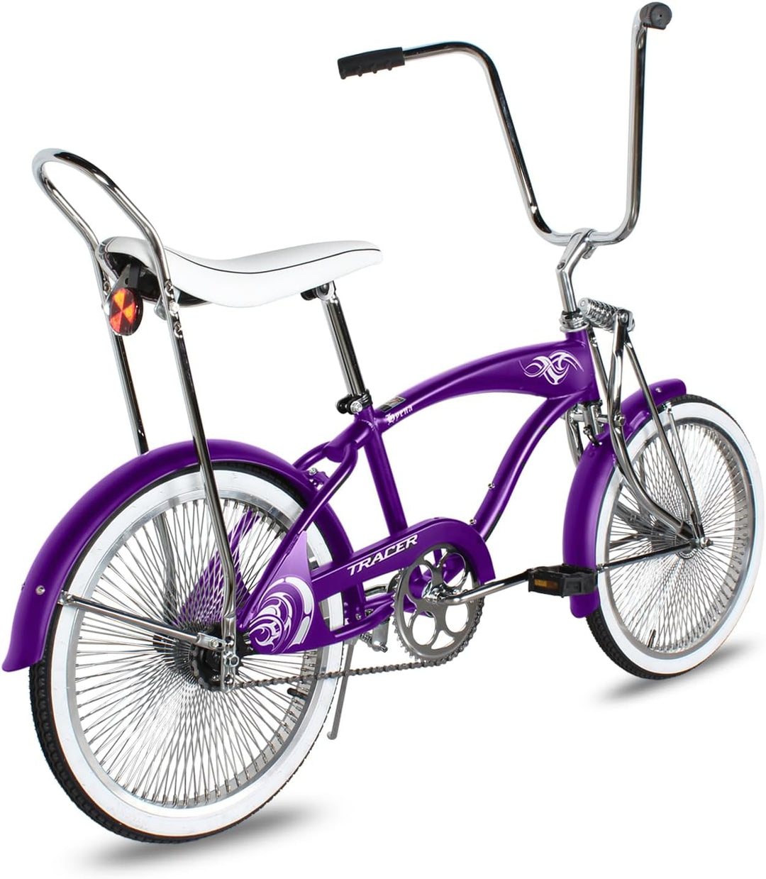 20" Hyena Classic Beach Lowrider Bike w/140H Wheel, Single Speed, w/ Banana Seat