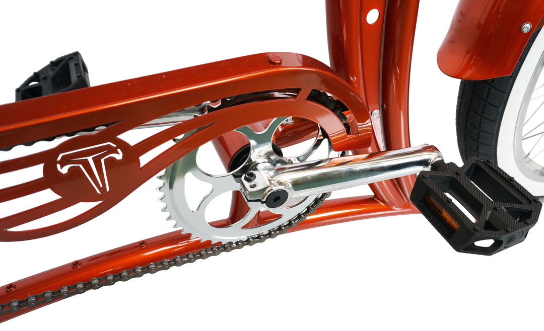 26" Kraken Pro Stretch Chopper Bike Single Speed
