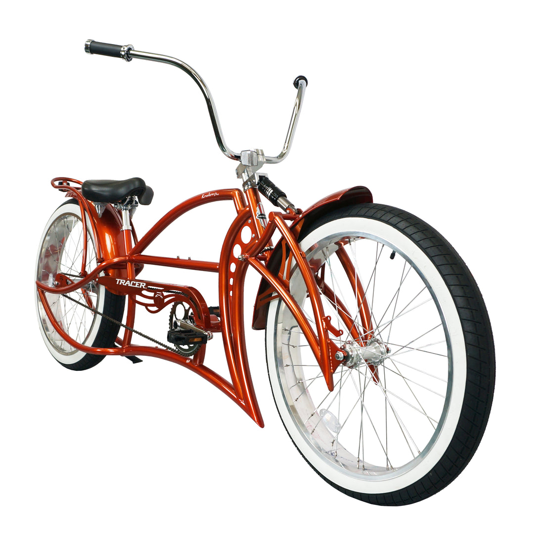 lowrider chopper bicycles 26" Kraken Pro Stretch Chopper Bike Single Speed – Micargi