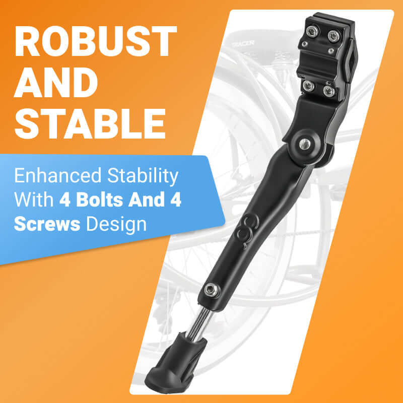 Adjustable Bicycle Kickstand for Stretch Bikes Chopper Bike Cruiser Bicycle
