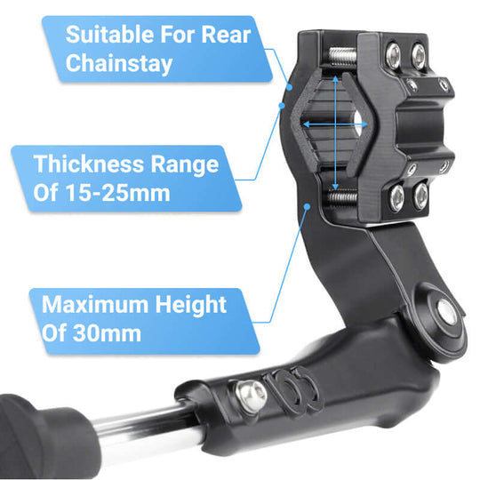 Adjustable Bicycle Kickstand for Stretch Bikes Chopper Bike Cruiser Bicycle