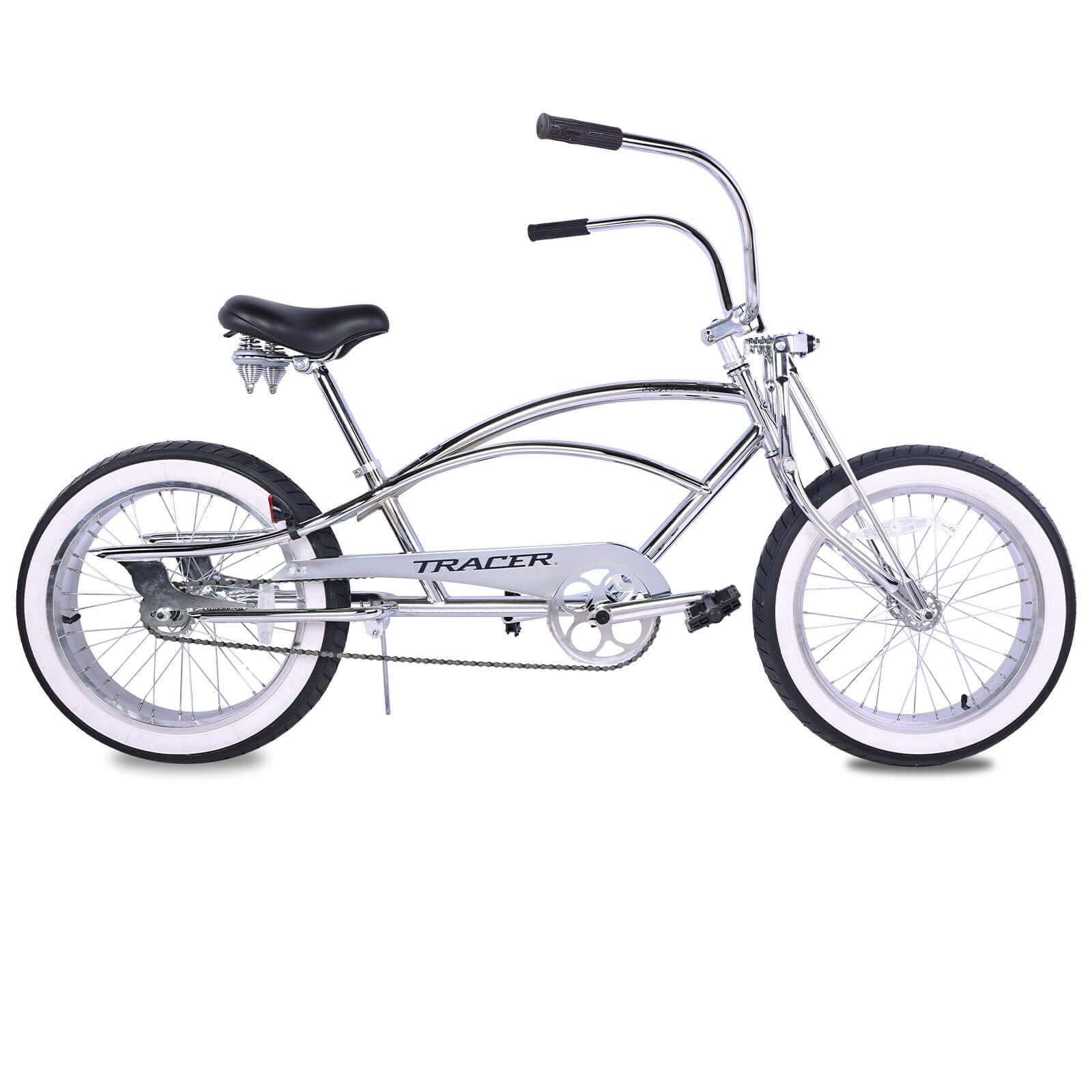 Master 2.0 GS Chrome Stretch Cruiser Bike 20 inch – Micargi