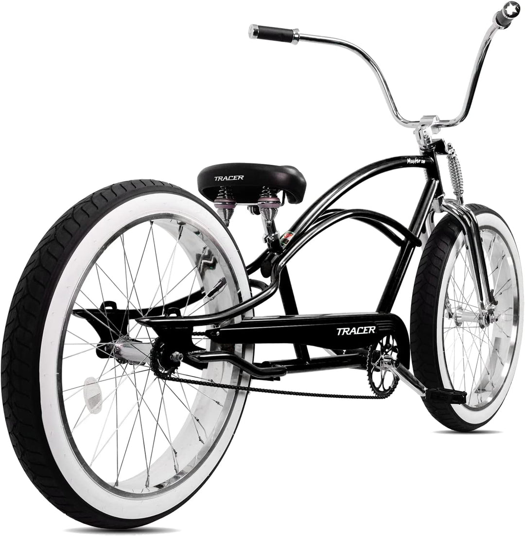 Tracer Master DS 26" Dual Springer Chopper Stretch Beach Cruiser Bike