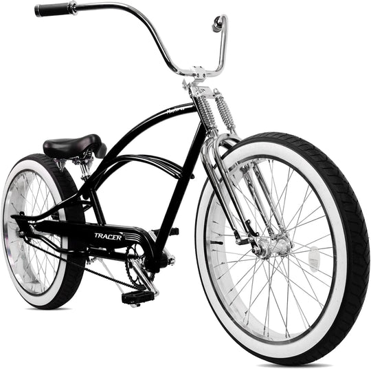 Tracer Master DS 26" Dual Springer Chopper Stretch Beach Cruiser Bike
