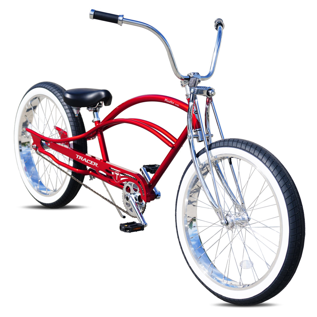 Tracer Master DS 26" Dual Springer Chopper Stretch Beach Cruiser Bike