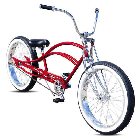 Tracer Master DS 26" Dual Springer Chopper Stretch Beach Cruiser Bike