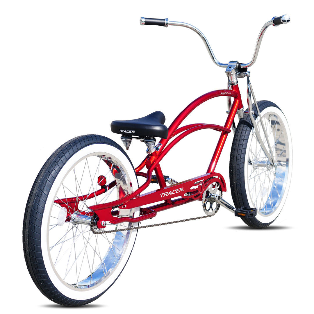 Grande Manubrio Lowrider Double Twisted Gabbia – Diametro 8 Pollici, Acciaio, Per Bici Cruiser