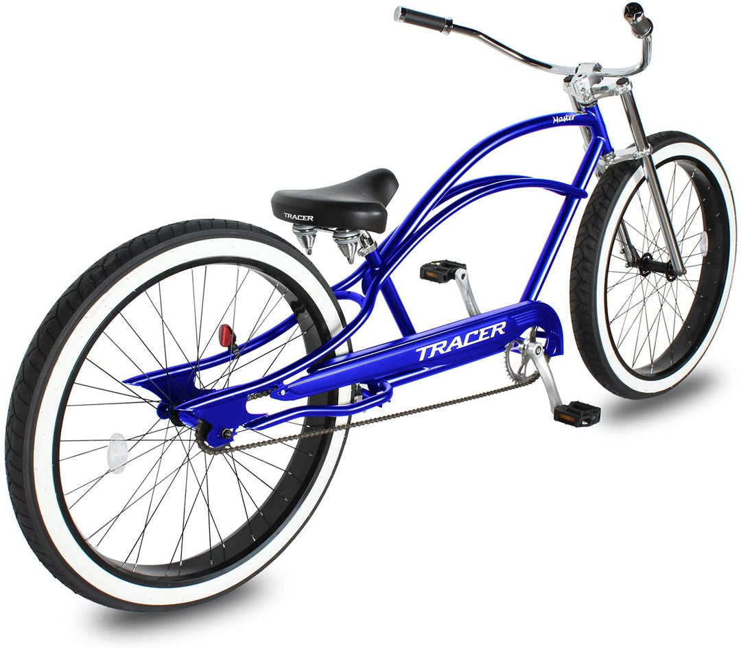 Tracer Master 29" Chopper Stretch Beach Cruiser Fat Tire Bike Single-Speed