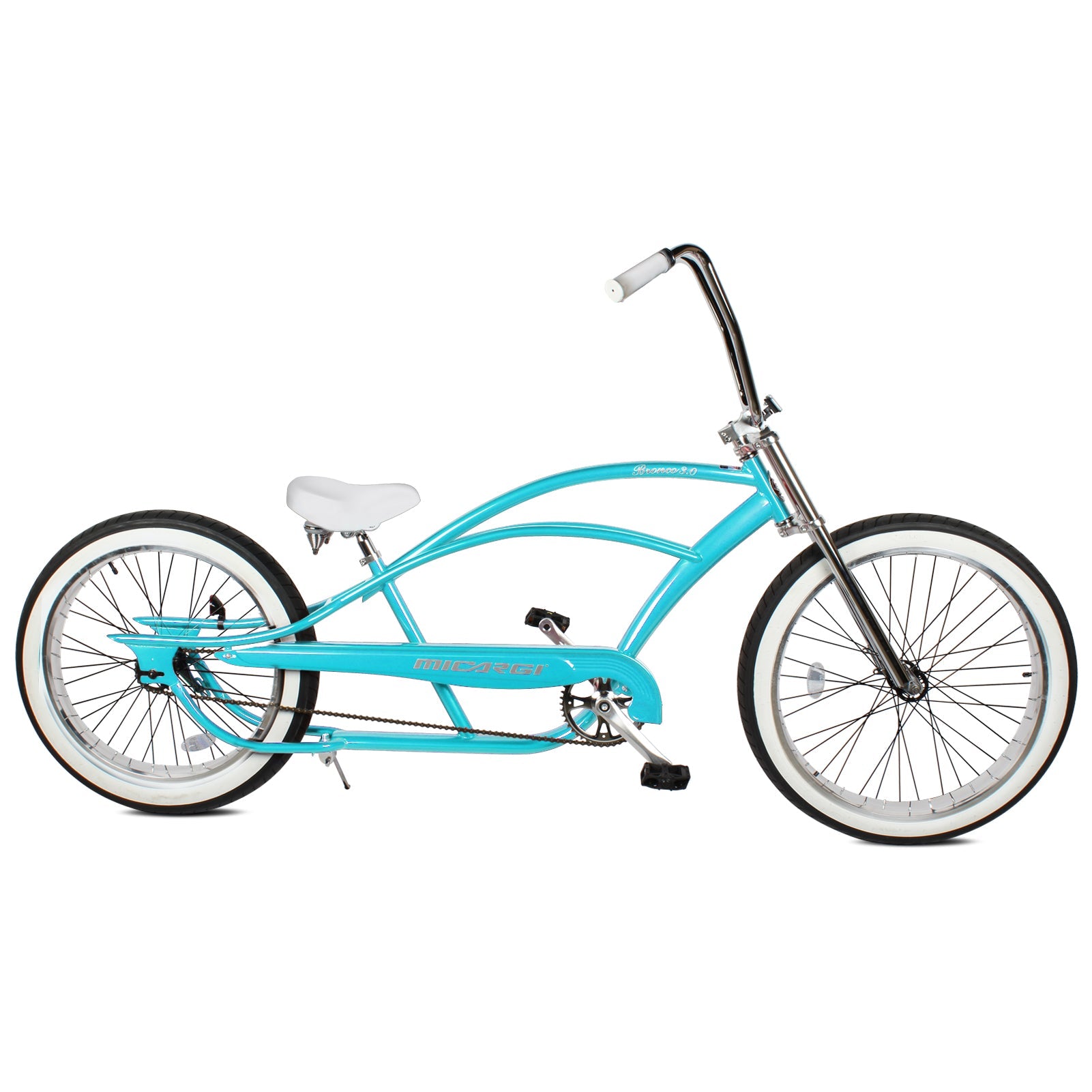 Micargi Bronco 29'' Stretch Chopper Cruiser Bike - Micargi Bikes
