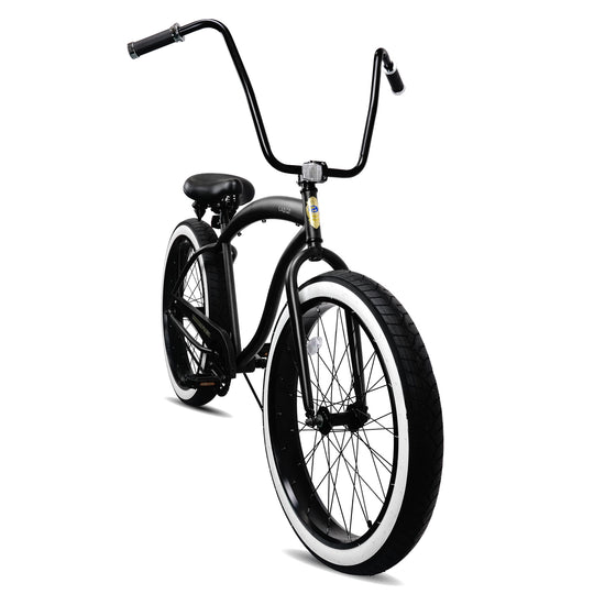 Micargi LARGO 26" Single Speed Fat Tire Coster Brake Cruiser