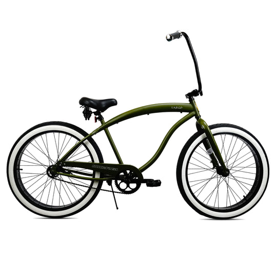Micargi LARGO 26" Single Speed Fat Tire Coster Brake Cruiser
