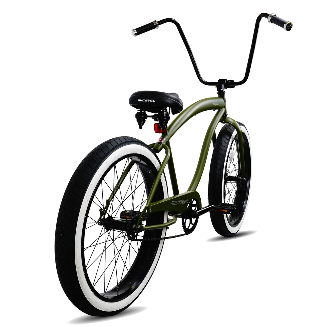 Micargi LARGO 26" Single Speed Fat Tire Coster Brake Cruiser