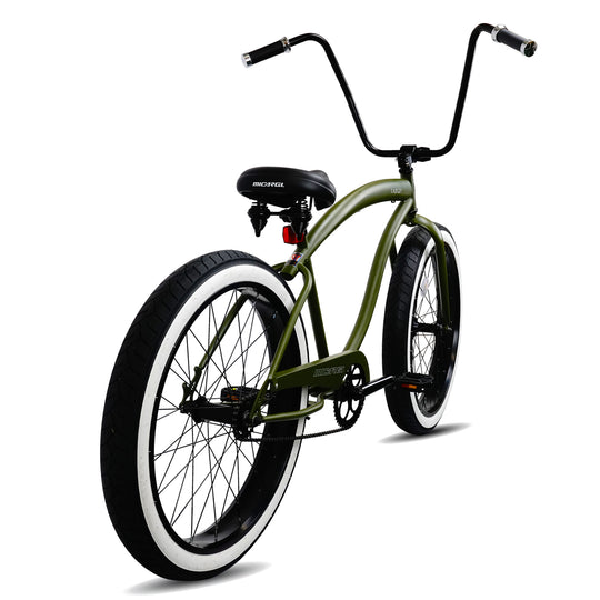 Micargi LARGO 26" Single Speed Fat Tire Coster Brake Cruiser