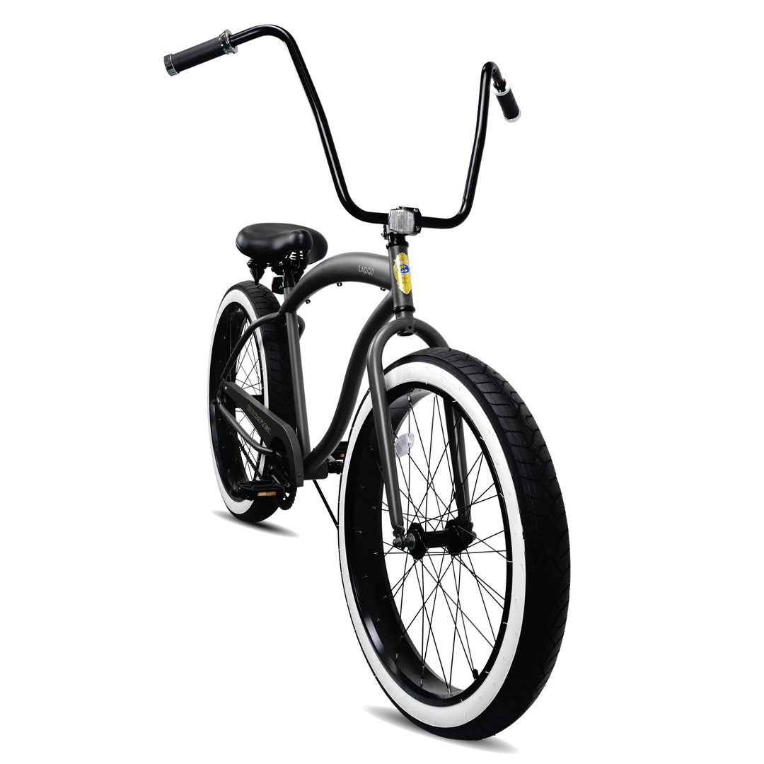 Micargi LARGO 26" Single Speed Fat Tire Coster Brake Cruiser