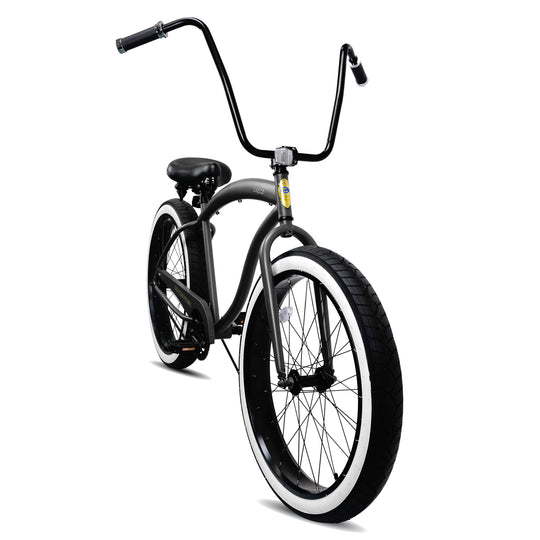Micargi LARGO 26" Single Speed Fat Tire Coster Brake Cruiser