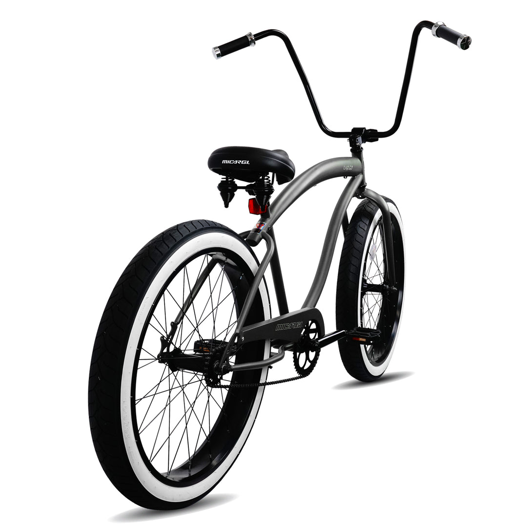 Micargi LARGO 26" Single Speed Fat Tire Coster Brake Cruiser