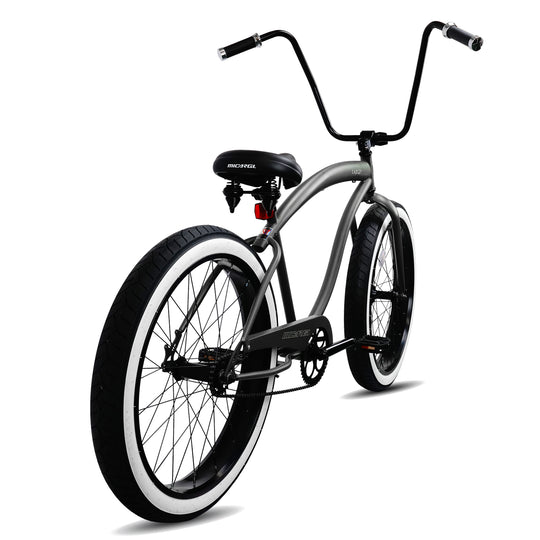 Micargi LARGO 26" Single Speed Fat Tire Coster Brake Cruiser