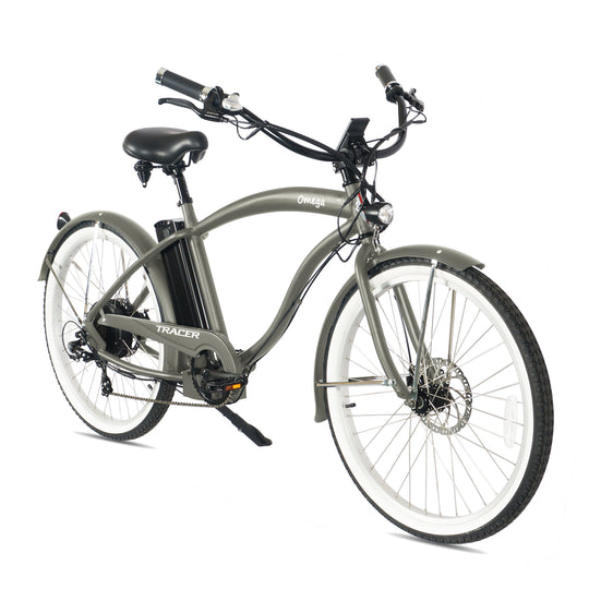 Tracer OMEGA 500W 26" 7 Speed Electric Beach Cruiser Bike
