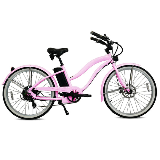 Tracer OMEGA 500W 26" 7 Speed Electric Beach Cruiser Bike