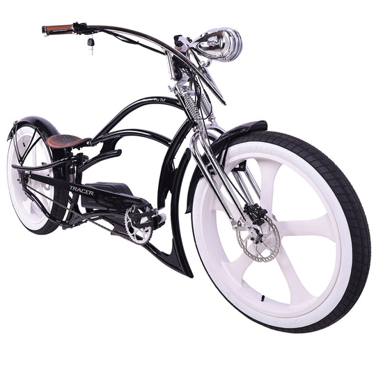 26" Raptor Pro DS Electric 5-speed, 800W Chopper Fat Tires Bike
