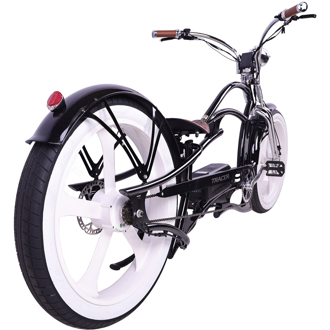 26" Raptor Pro DS Electric 5-speed, 800W Chopper Fat Tires Bike