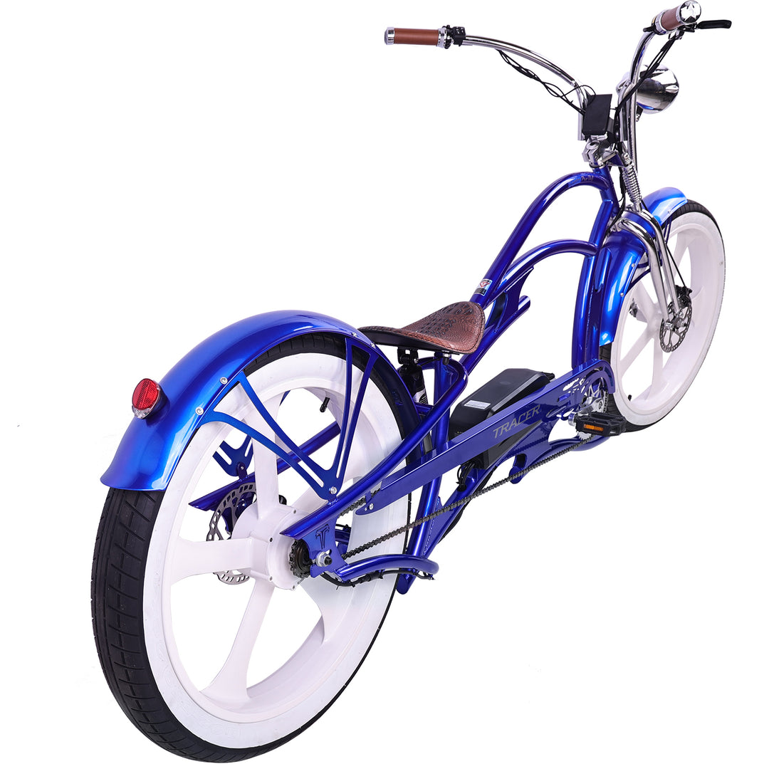 26" Raptor Pro DS Electric 5-speed, 800W Chopper Fat Tires Bike